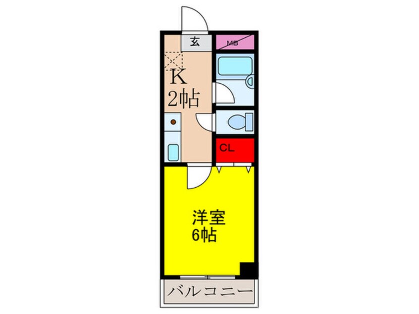 間取図 プレジデント豊新