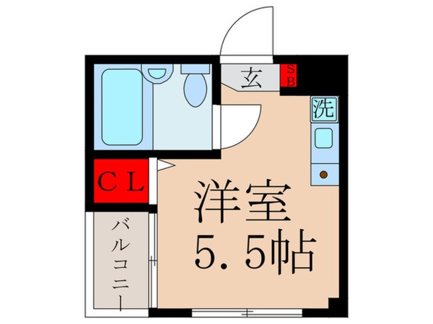 間取図 パル本町