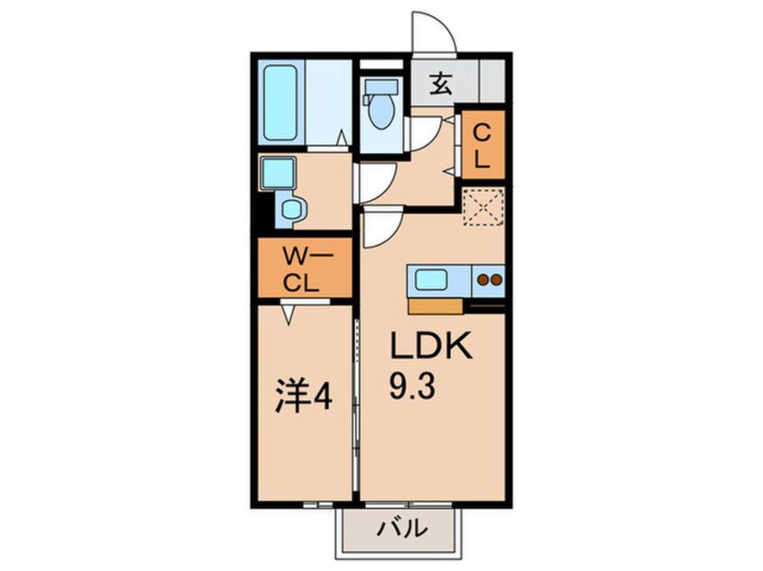 間取図 フロントリバ－