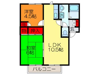 間取図 コートジュネス
