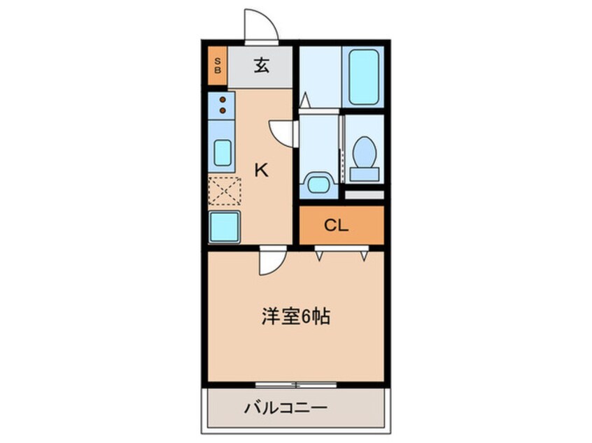 間取図 ラメール霞ケ丘