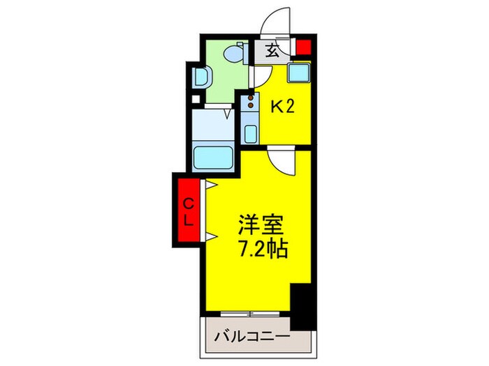 間取り図 ラグゼ江戸堀