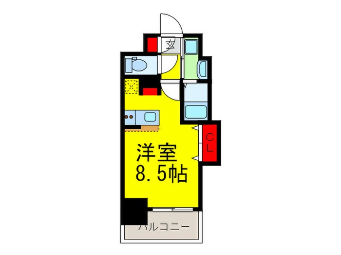 間取り図 ラグゼ江戸堀