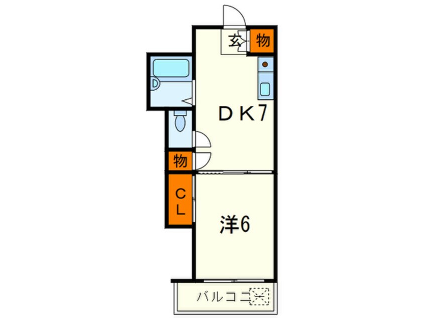 間取図 グリーンハイツ山水 Ａ棟