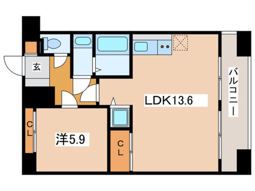 間取図 ﾗｲｵﾝｽﾞﾏﾝｼｮﾝ昭和町(901)