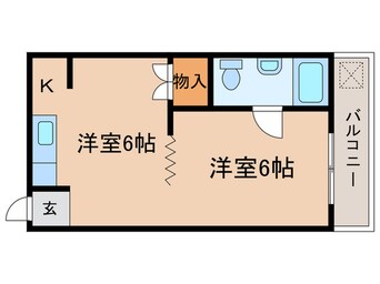 間取図 におの浜小堀マンション