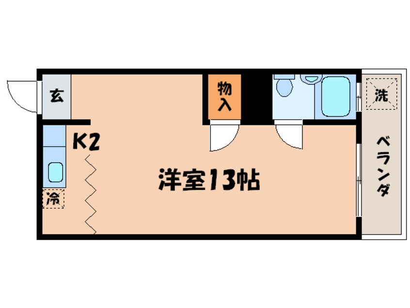 間取図 におの浜小堀マンション