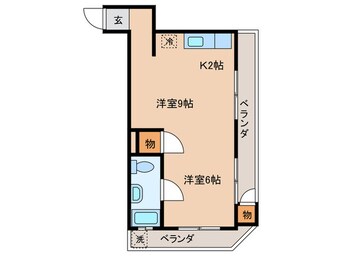 間取図 におの浜小堀マンション