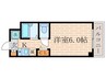 ポエム桃山 1Kの間取り