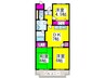 ファミーユ羽衣 3DKの間取り