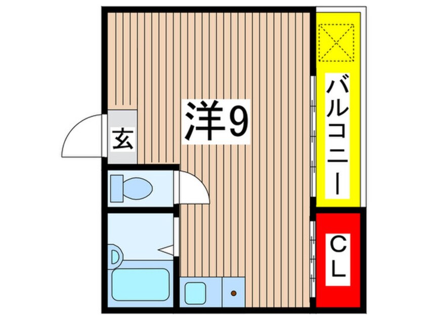 間取図 サンシャインシルク嵯峨