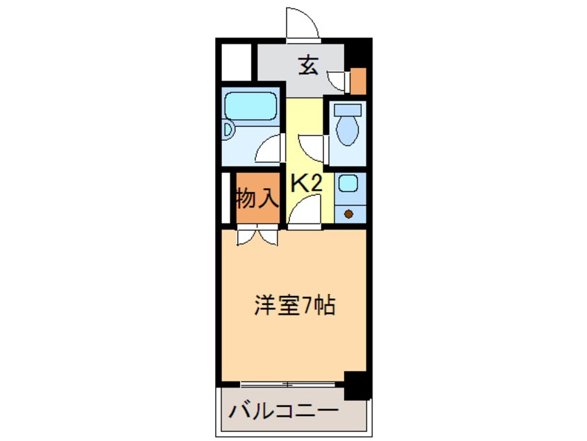 間取図 ライズイングサン