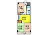 グランミッシェル 3LDKの間取り