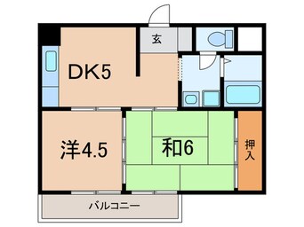 間取図 サンピエ－ル中野