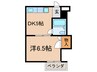ヴィラ 松島 1DKの間取り