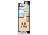プロスペクト河原町五条 1Kの間取り