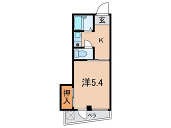 間取図 グリーンハイツ 山水 Ｃ棟