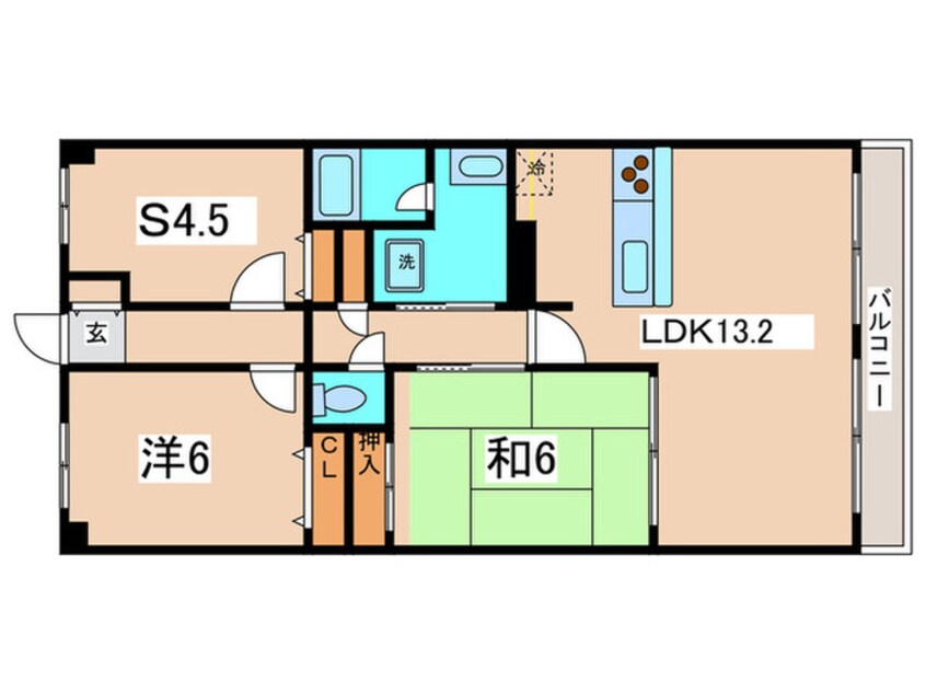 間取図 ア－トメゾン播磨Ⅱ