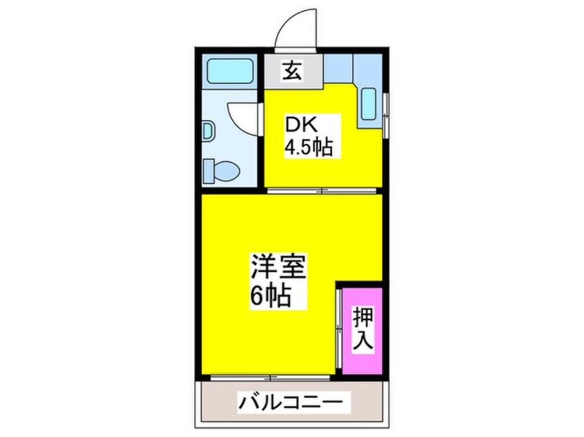 間取図 メゾン阪南