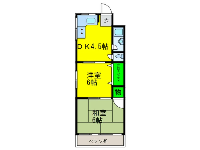 間取図 メゾン阪南