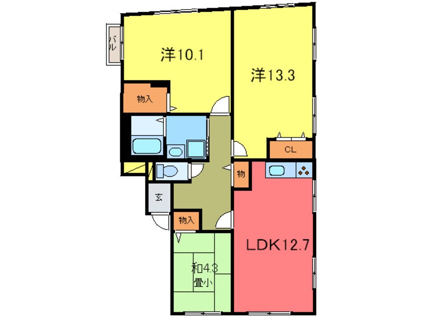 間取図 灘ハイツ