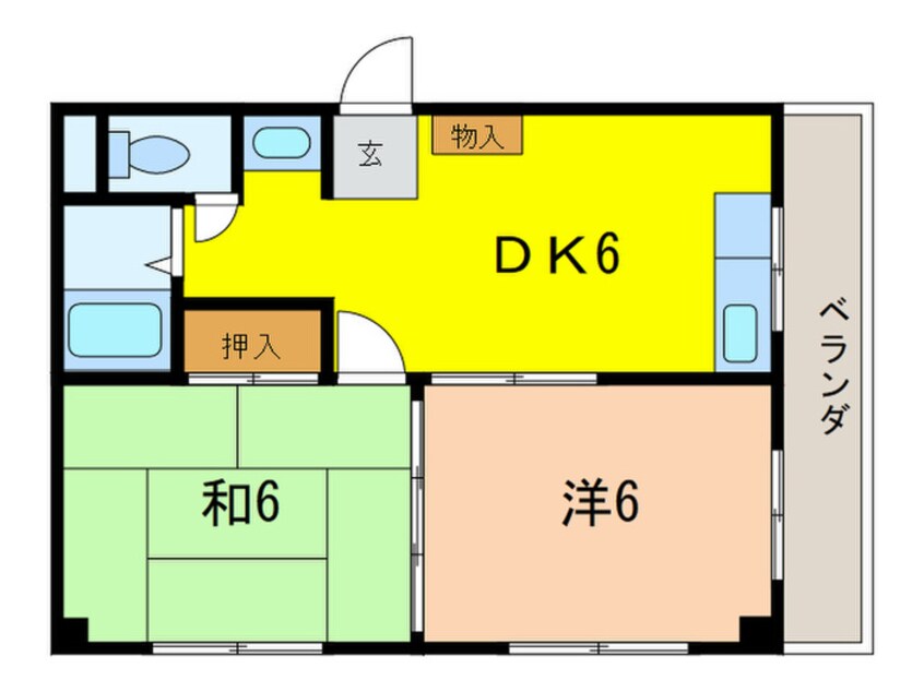 間取図 アクティハイツ