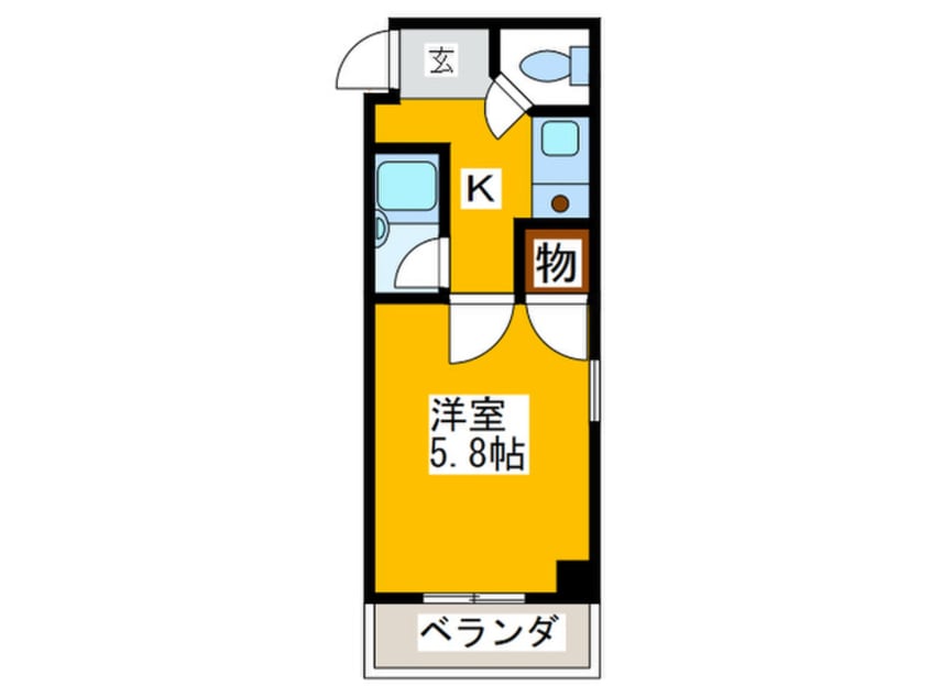 間取図 新町エビス