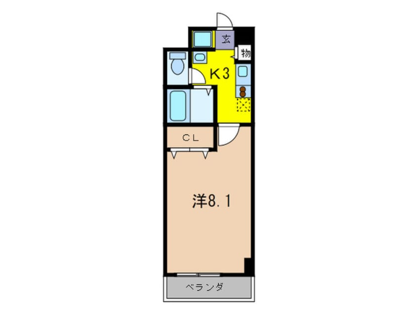 間取図 ラフォンテ甲東園