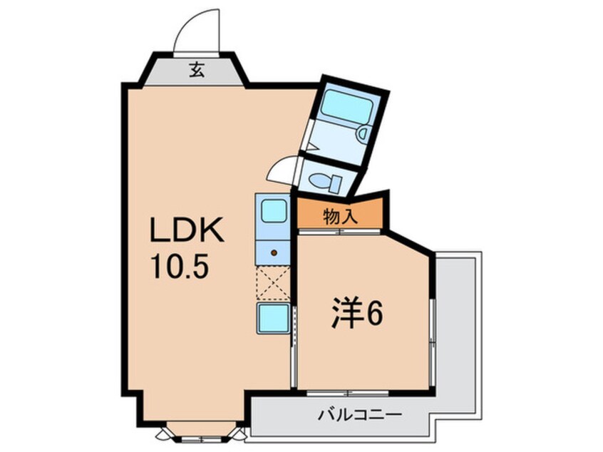 間取図 サンハイツ新田