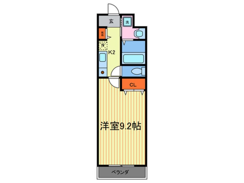 間取図 シェソワ東洞院