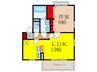 バルカⅡ 1LDKの間取り