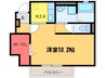 メゾン　ド　フルール 1Kの間取り