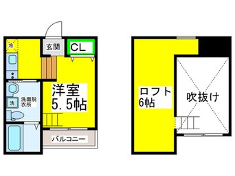 間取図 キューブハイツⅡ