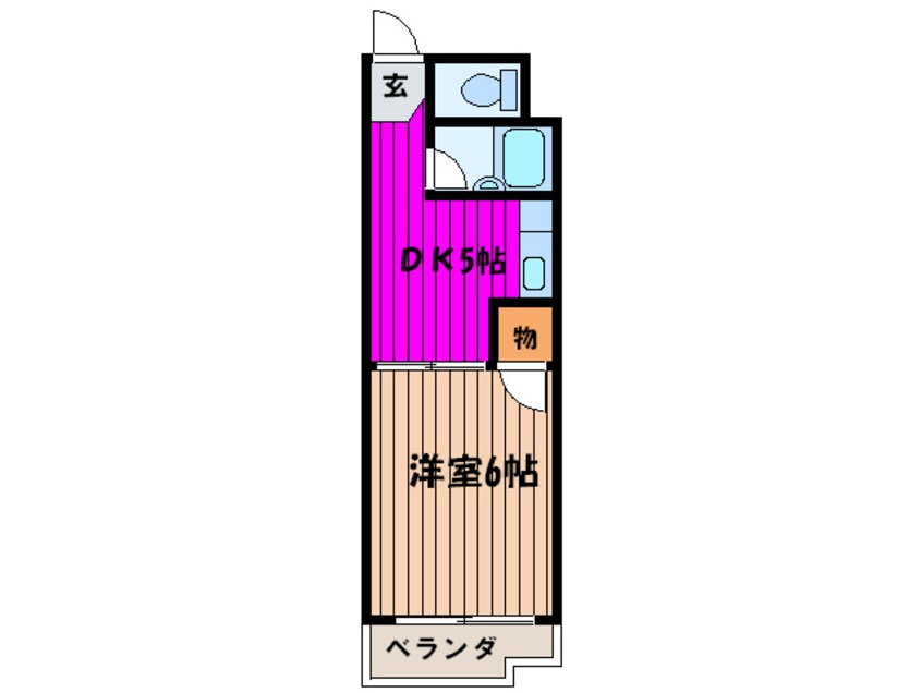 間取図 いすず東ハイツ