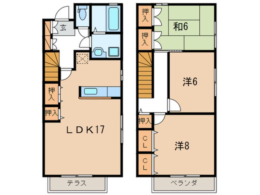 間取図 やまてタウンハウス