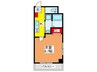 DAP千林 1Kの間取り
