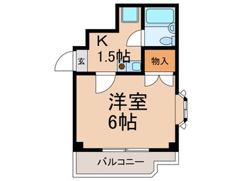 間取図 シャルマンフジ灘弐番館