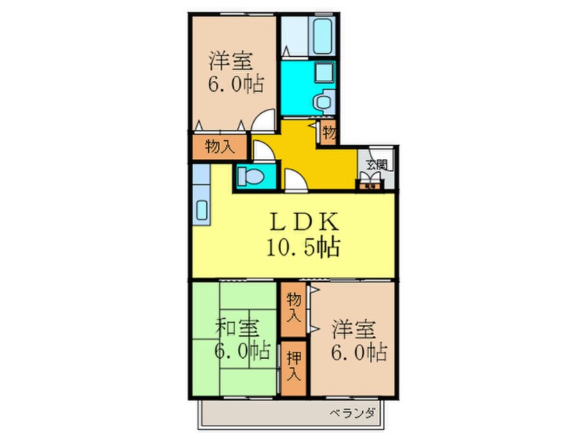 間取図 レナ水尾