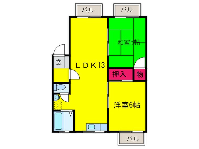 間取り図 プティセゾン草部