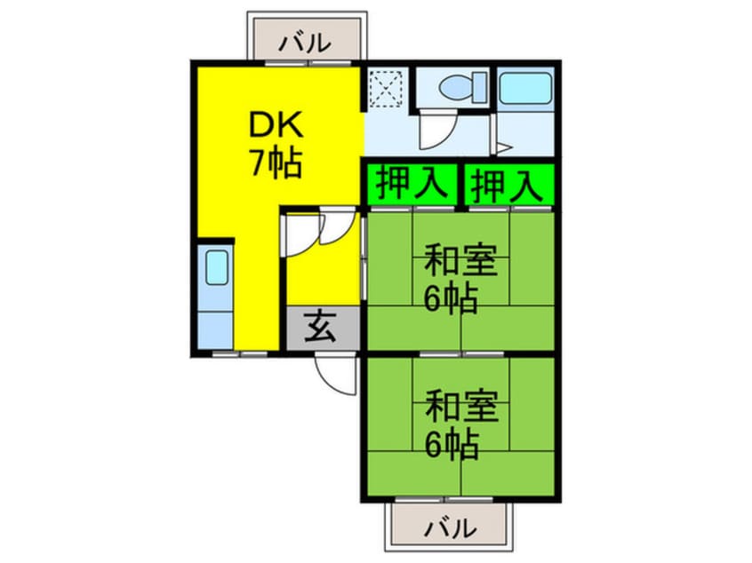 間取図 プティセゾン草部