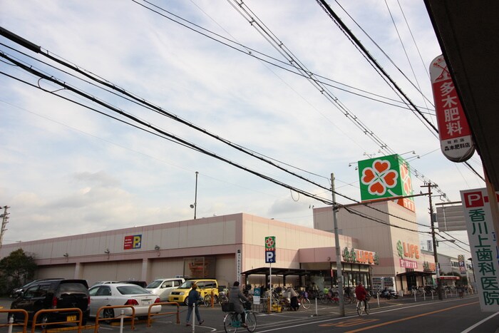 ライフ(スーパー)まで1200m プティセゾン草部