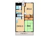 フォ－レスト星陵台 2DKの間取り