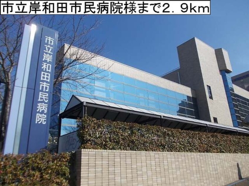 市立岸和田市民病院(病院)まで2900m リバーサイドA館