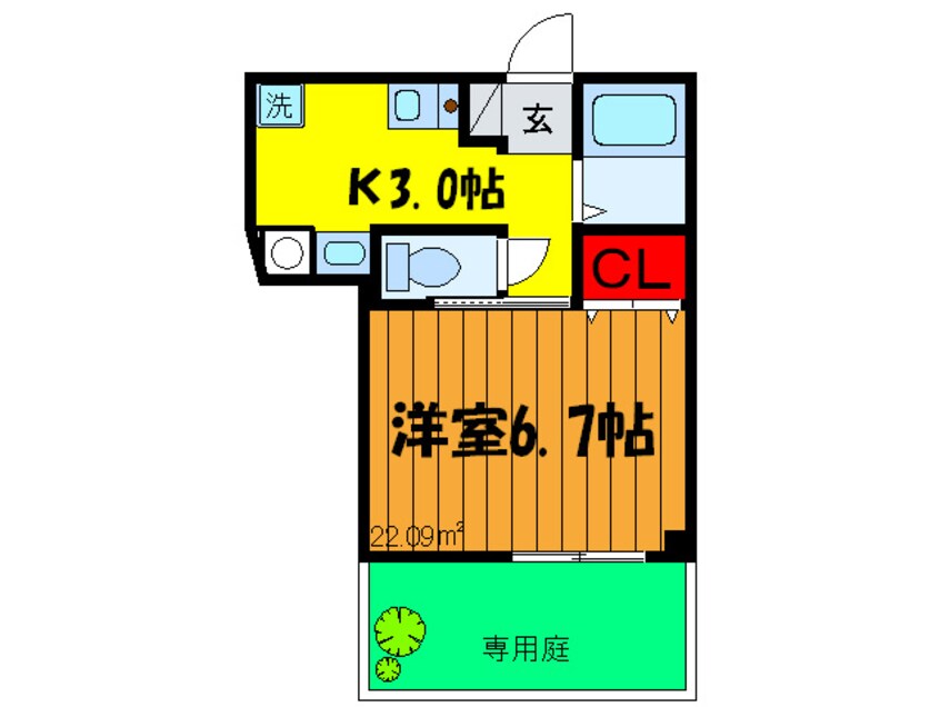 間取図 アルカザール天の川