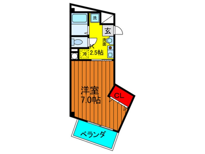 間取図 アルカザール天の川