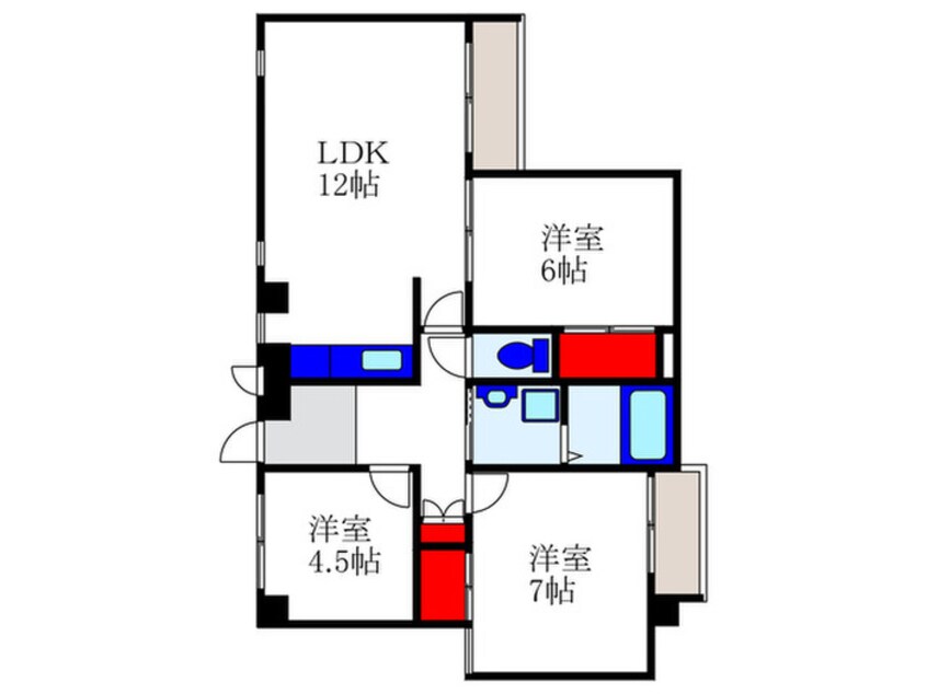 間取図 メゾンさつき