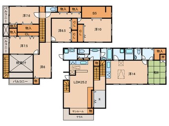 間取図 大原町戸建て