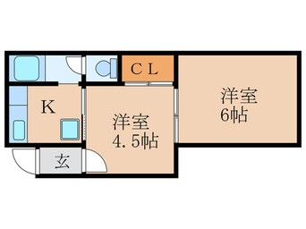 間取図 コンフォート金楽寺