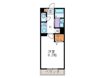 間取図 エアリーヒルズ太秦