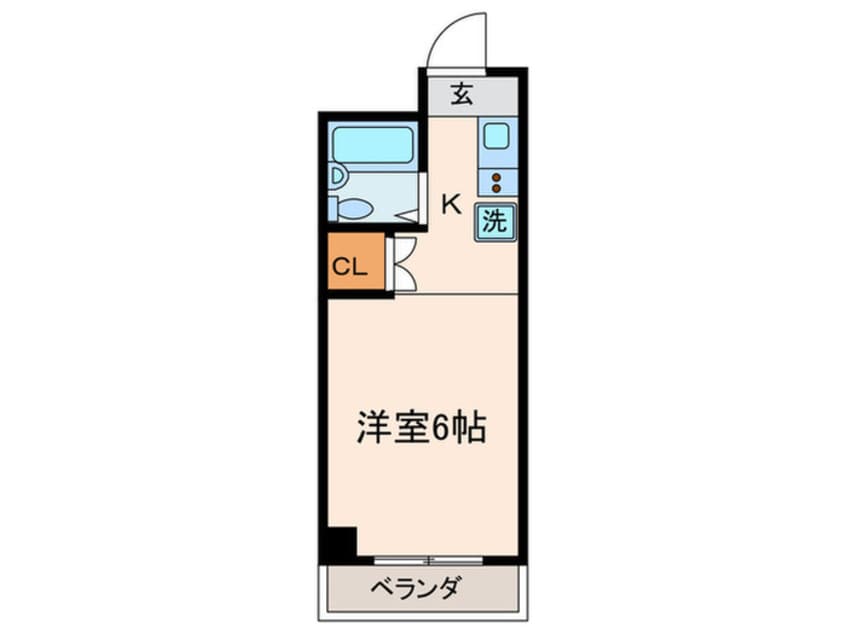 間取図 シャトーニシムラ